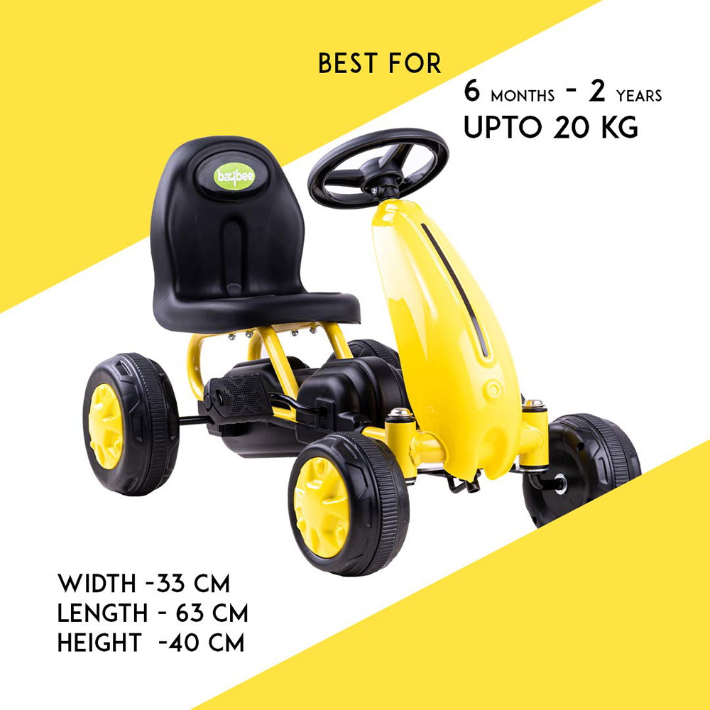 Megastar - Pedal Go-Kart For Children - Yellow 