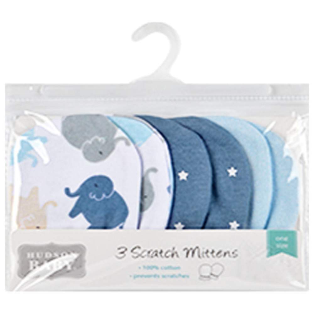 Hudson Childrenswear - Baby Boy's Mittens - Mr Ele - 3 Pcs
