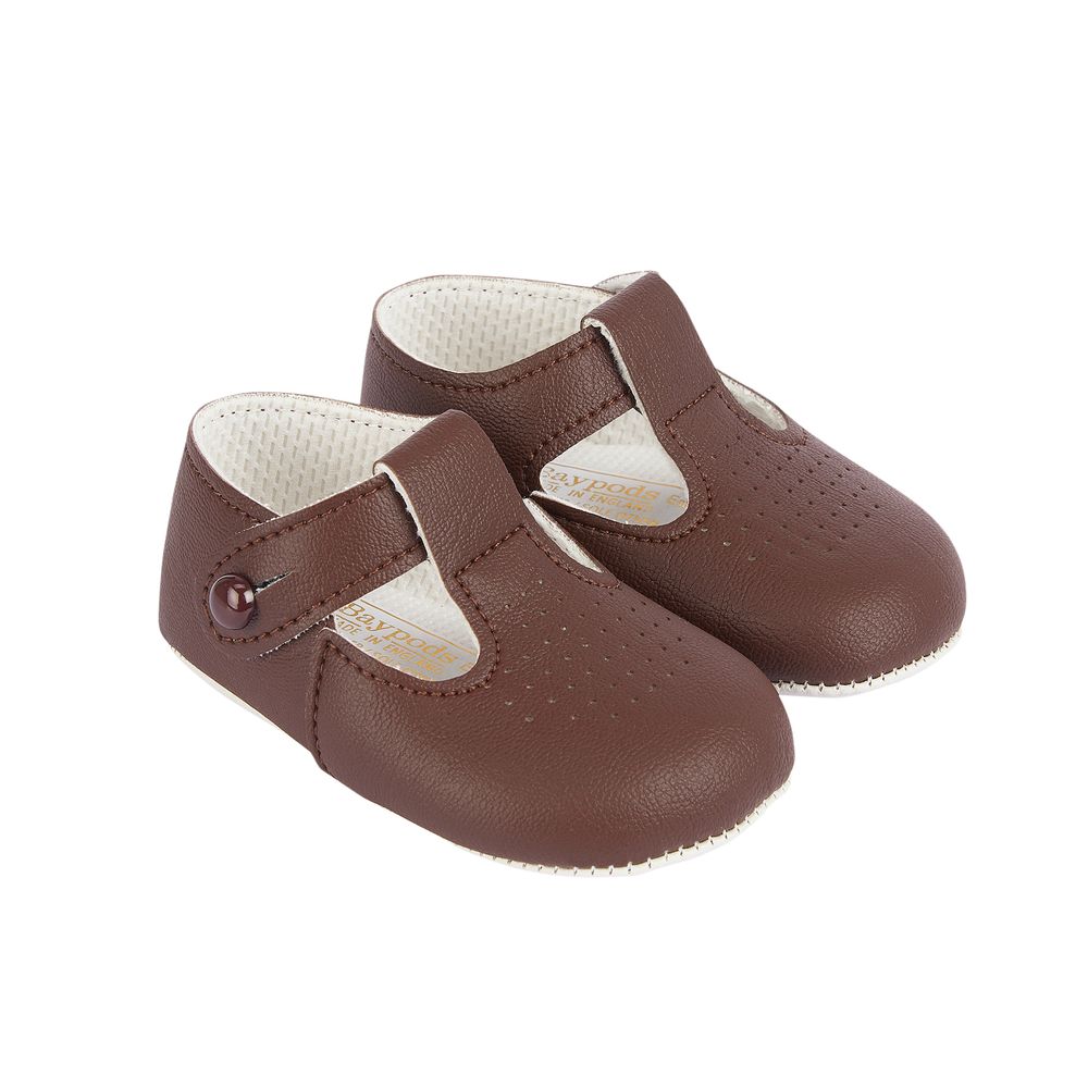 إيرلي ديز - حذاء أطفال ما قبل المشي - بني