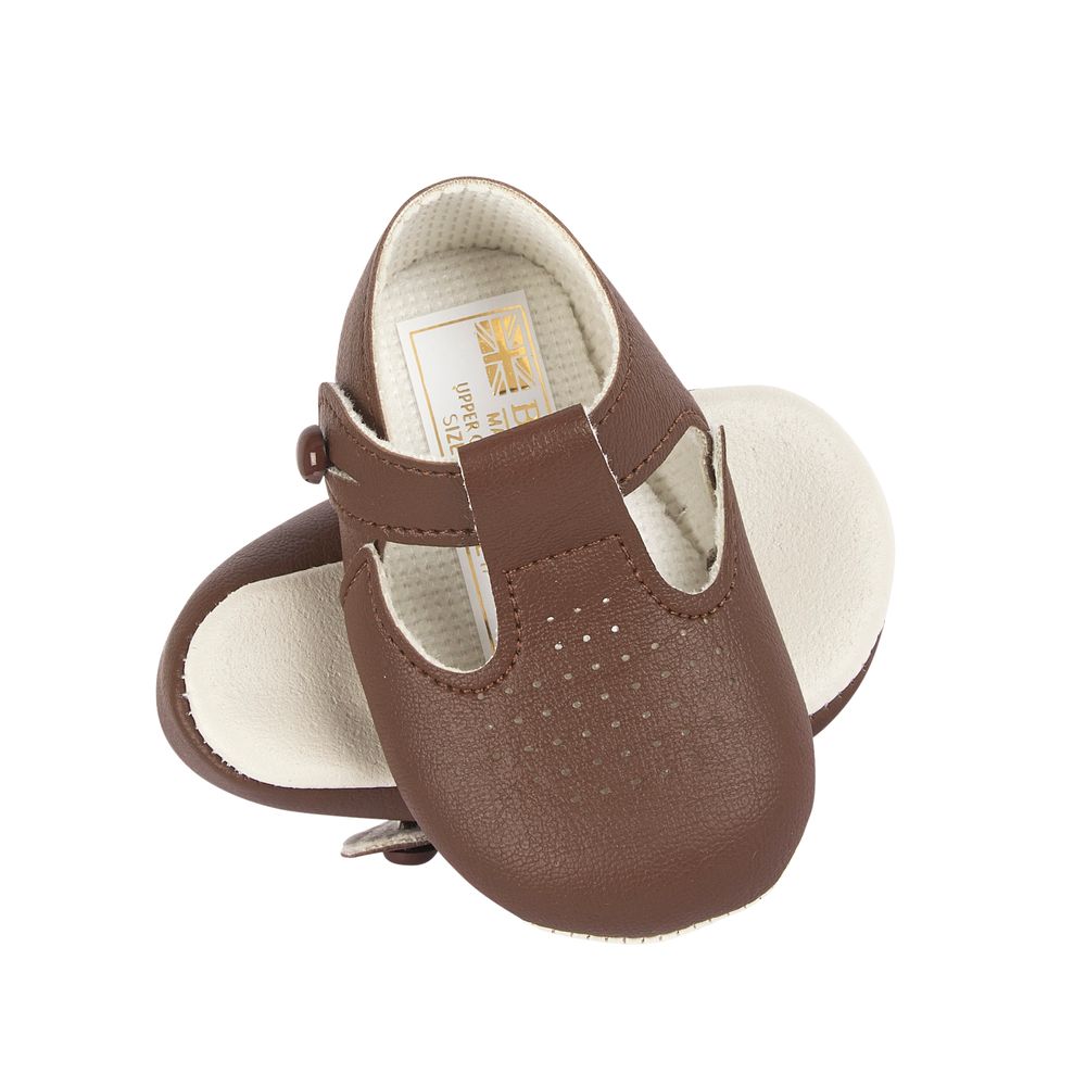إيرلي ديز - حذاء أطفال ما قبل المشي - بني