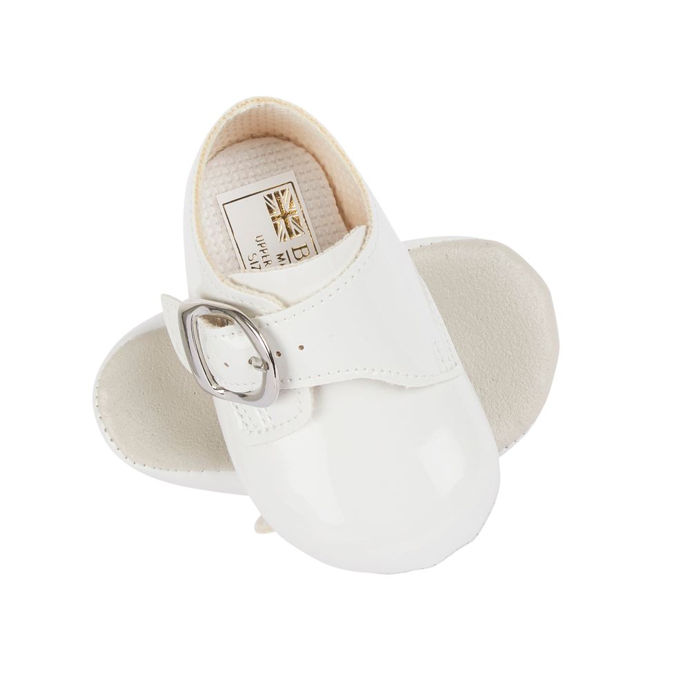 إيرلي ديز - حذاء ما قبل المشي بوكل أب - أبيض