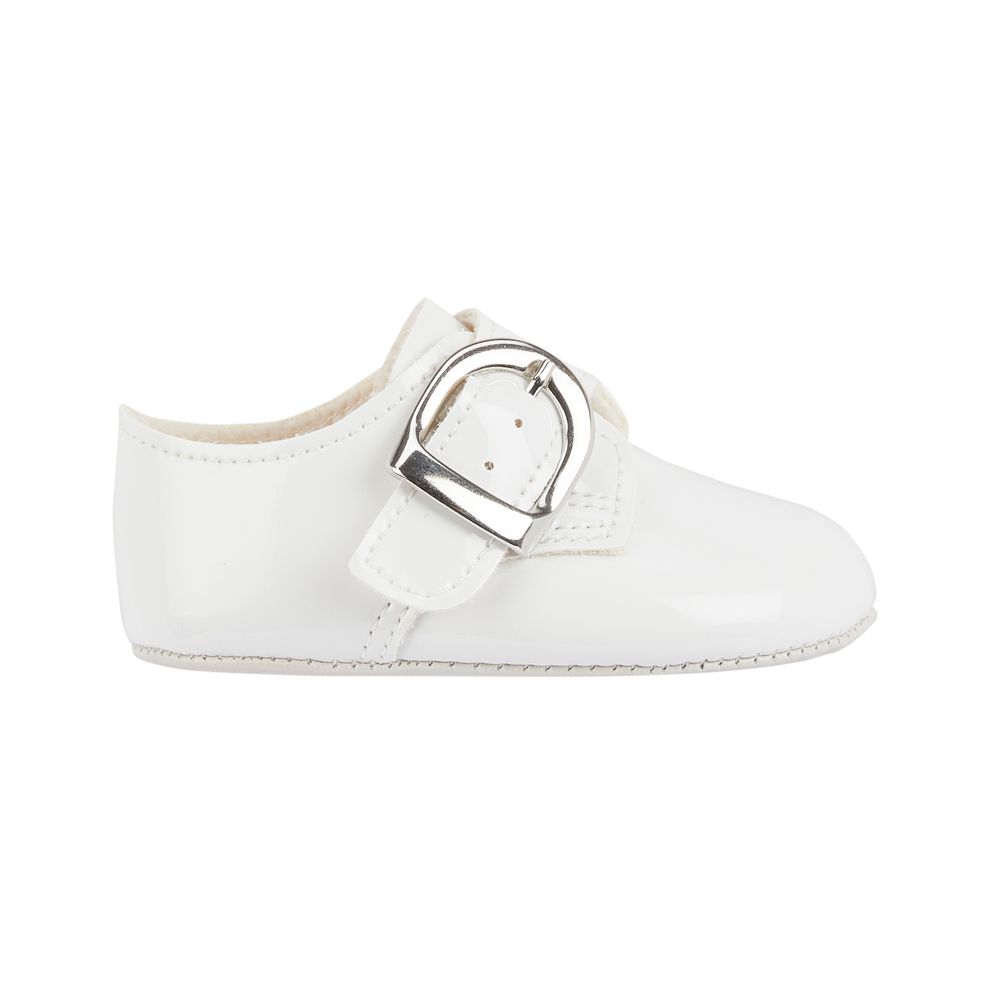 إيرلي ديز - حذاء ما قبل المشي بوكل أب - أبيض