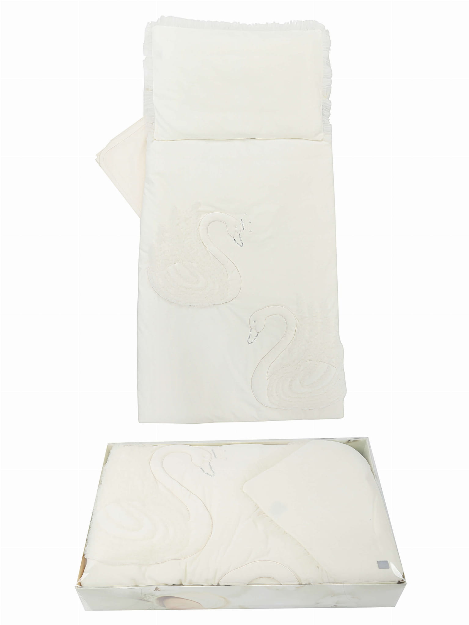 صوفيا - طقم أغطية سرير ياسمينا - عاجي