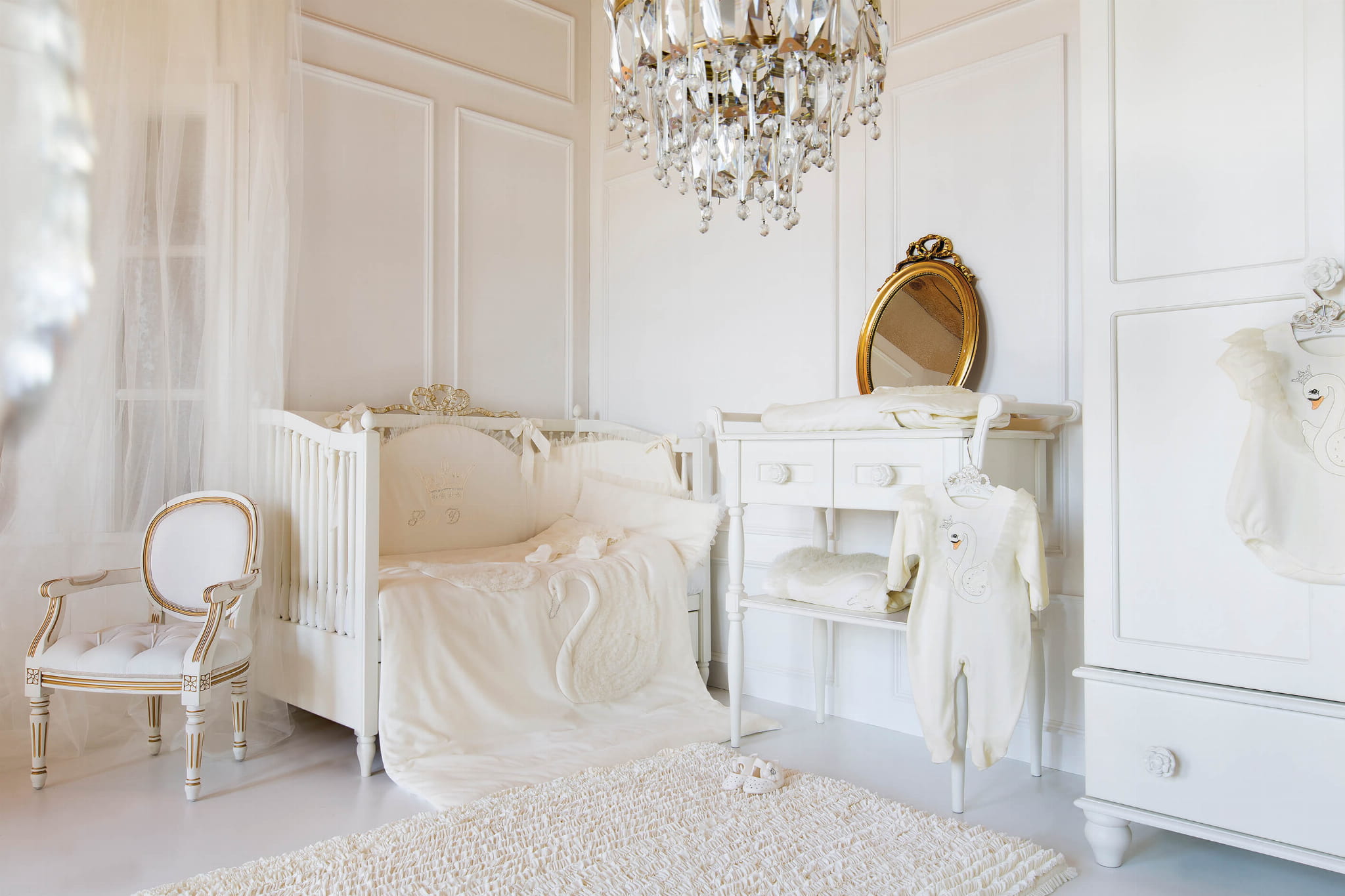 صوفيا - طقم أغطية سرير ياسمينا - عاجي