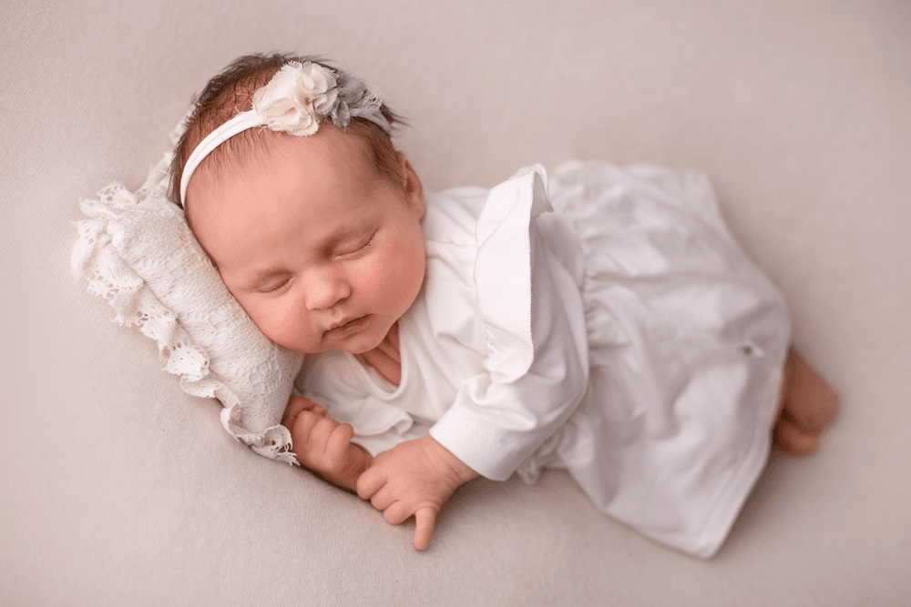 صوفيا - فستان بودي سوت بأكمام طويلة - عاجي