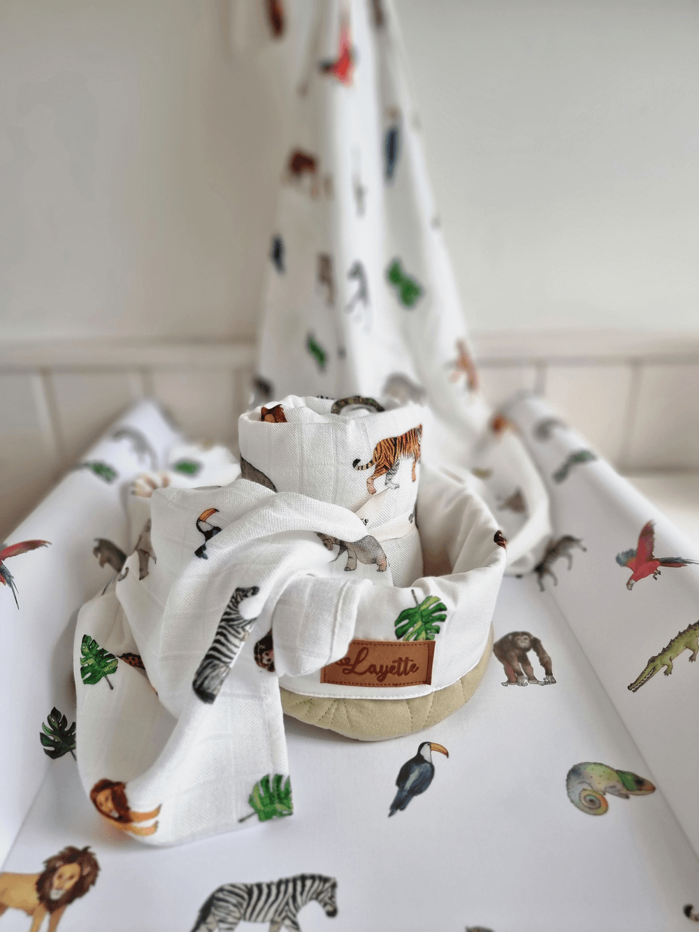 لاييت - قماط خيزران فاخر إكس لارج - أدغال