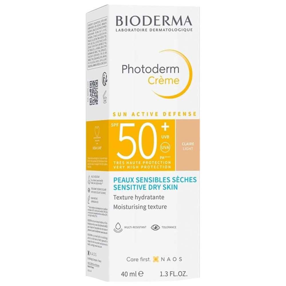 Bioderma - Photoderm Moisturizing Sunscreen SPF50+ - Claire Light - 40 ml