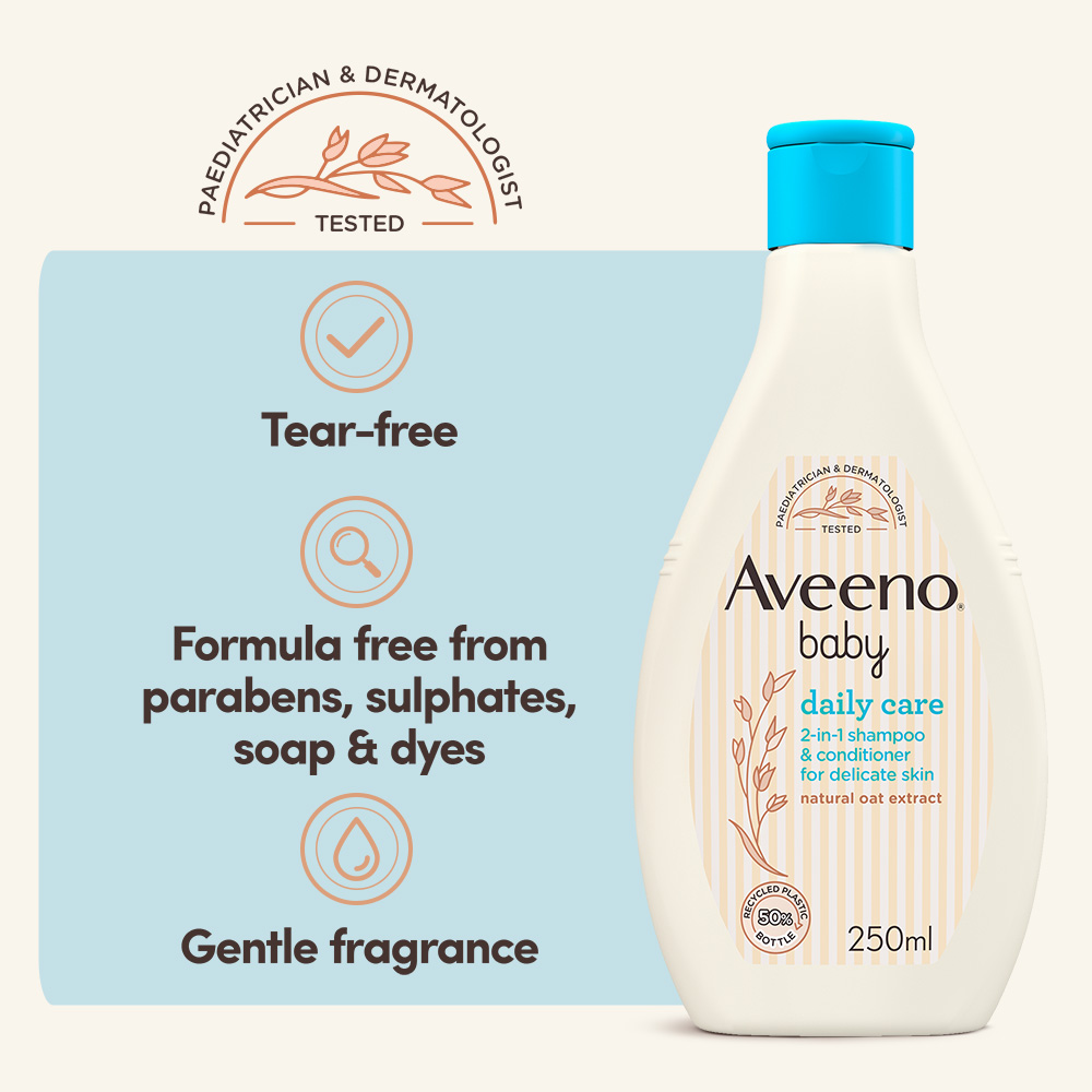Aveeno - 2-In-1 Baby Daily Care Shampoo And Conditioner - 250 ml