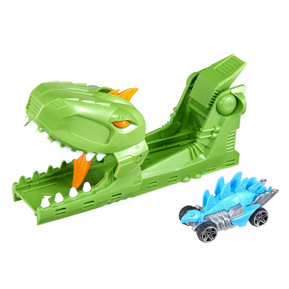 تيمسترز - قاذفة ديناصورات بيست ماشينز مع سيارة واحدة - أخضر