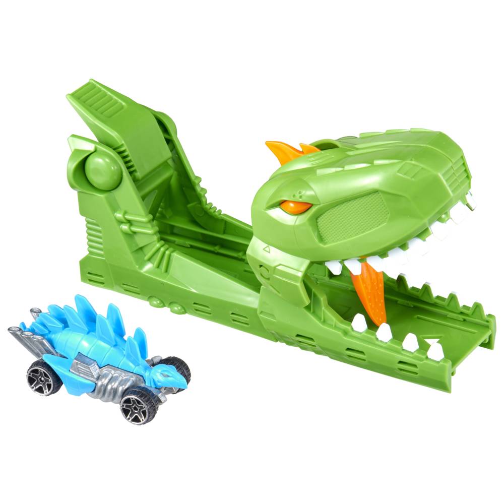 تيمسترز - قاذفة ديناصورات بيست ماشينز مع سيارة واحدة - أخضر