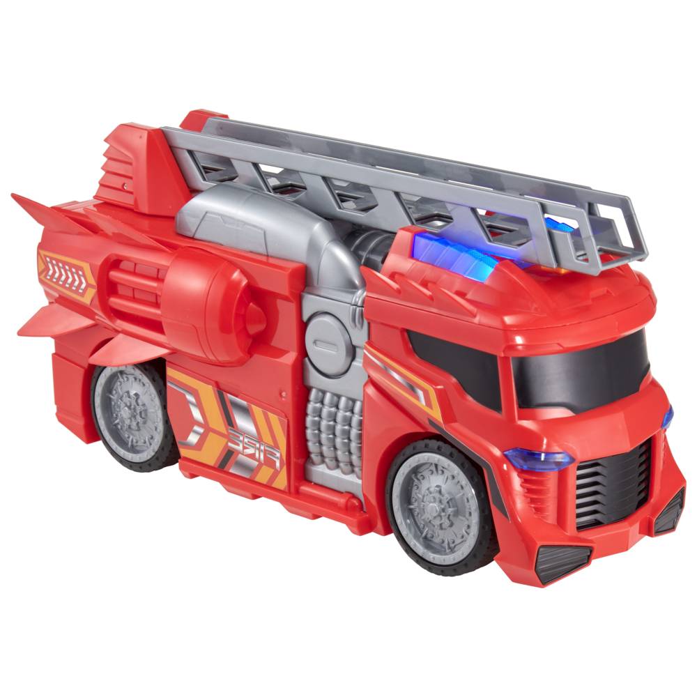 تيمسترز - سيارة إطفاء مع إضاءة وصوت - أحمر