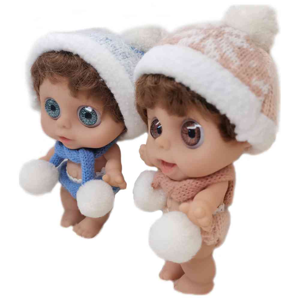 Limei International - Baby Doll With Scarf - 15 cm - 2 Pcs