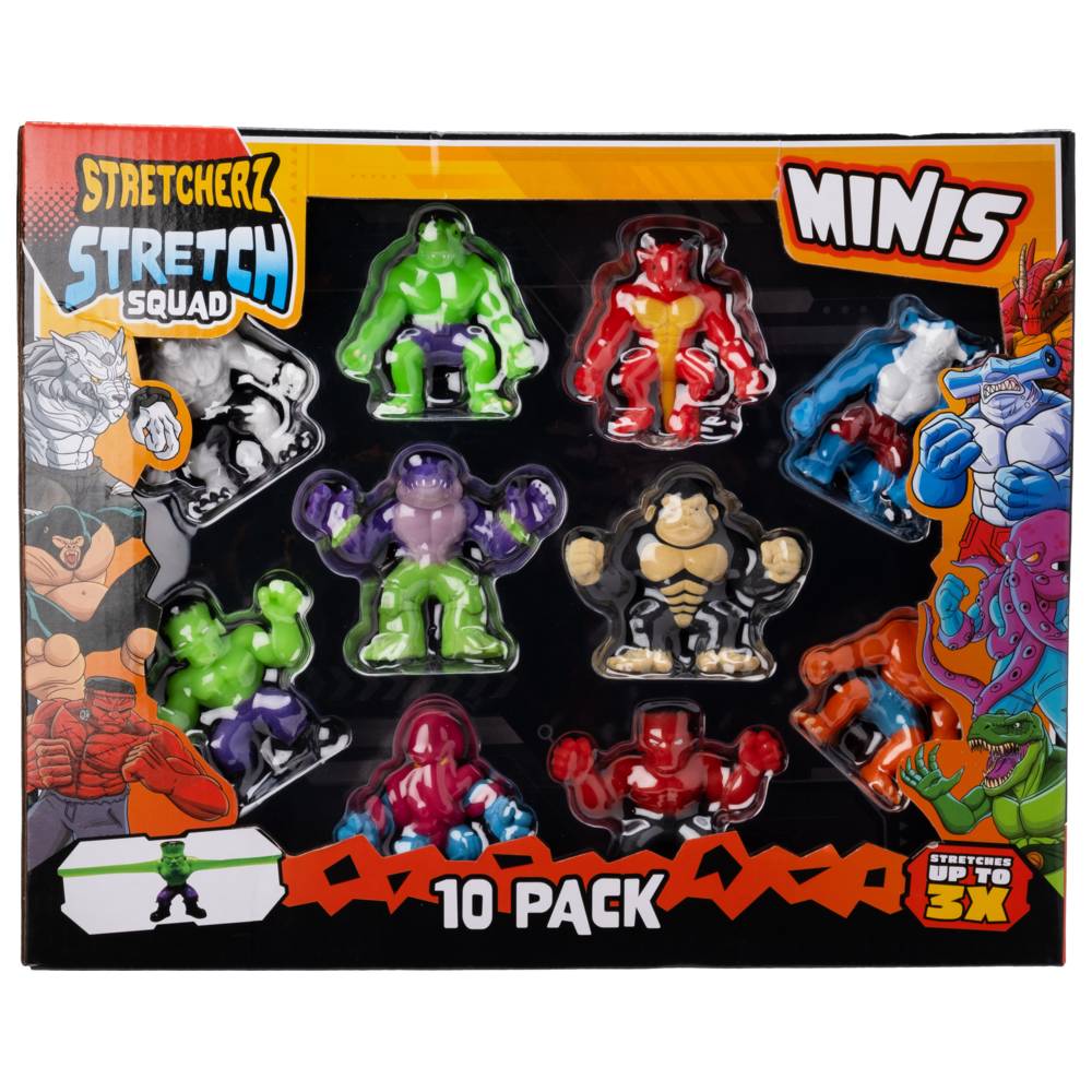 ستريتشرز - شخصية ستريتش سكواد الصغيرة - قد يختلف التصميم - 10 قطع