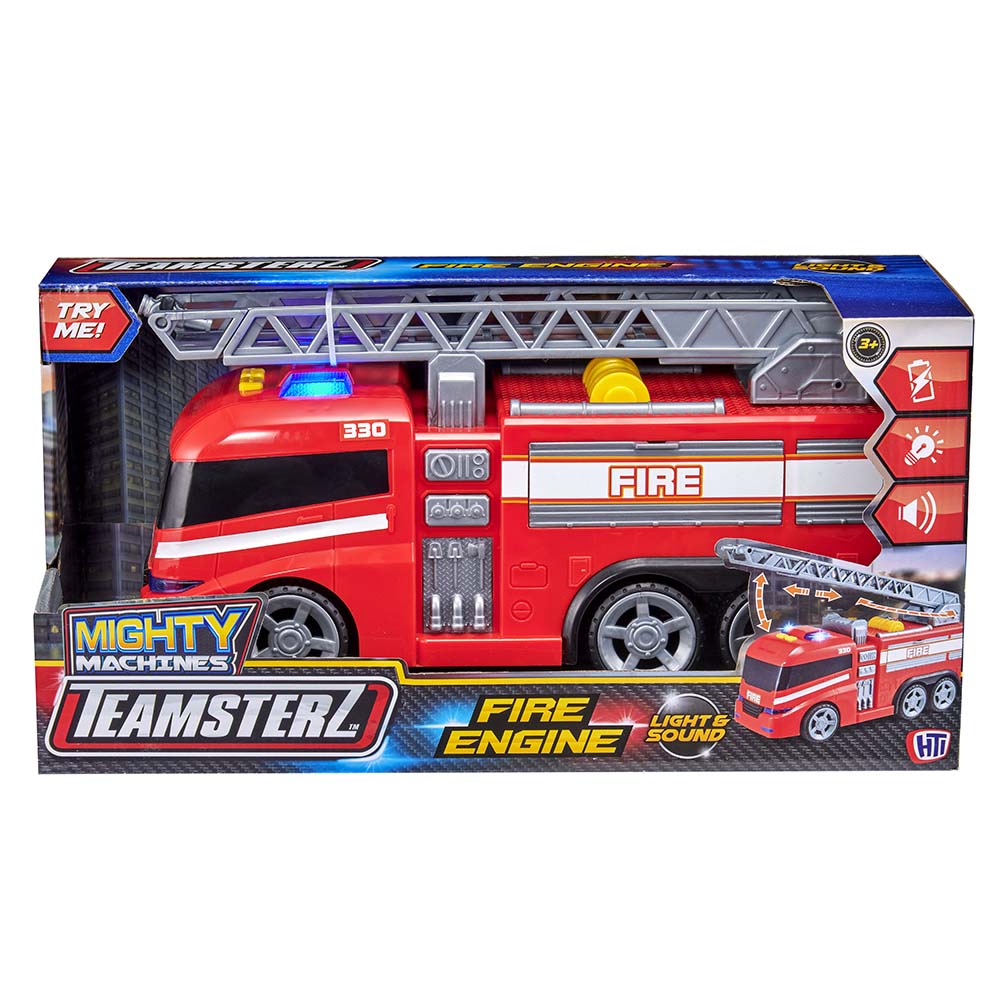 Teamsterz - Fire Engine With Light & Sound - Orange - Large