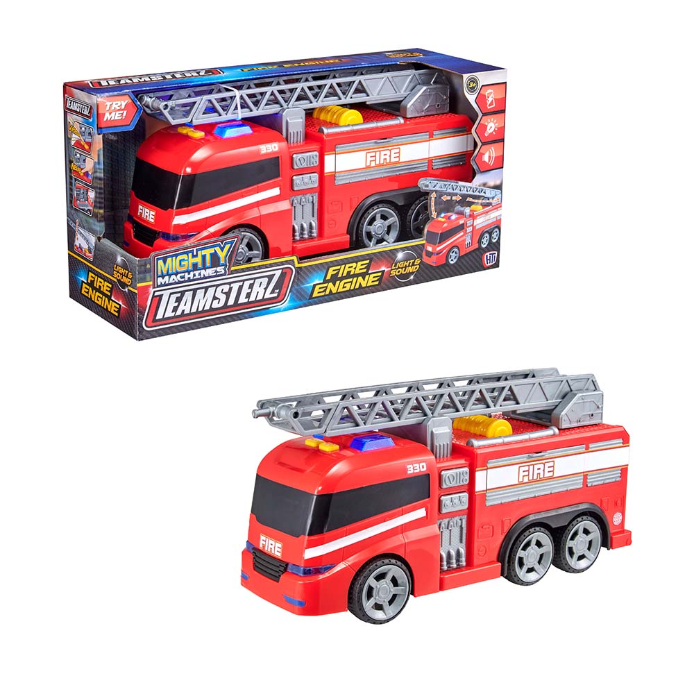 Teamsterz - Fire Engine With Light & Sound - Orange - Large