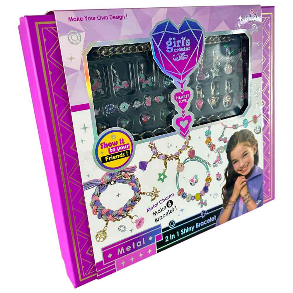 Limei International - 2-In-1 Shiny Bracelet Set