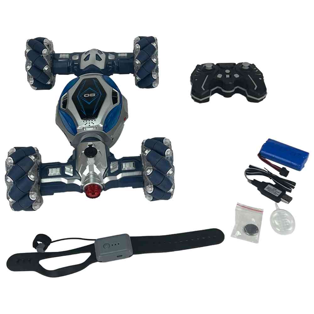 Limei International - R/C Two Sided Twist Stunt Car With Light & Music