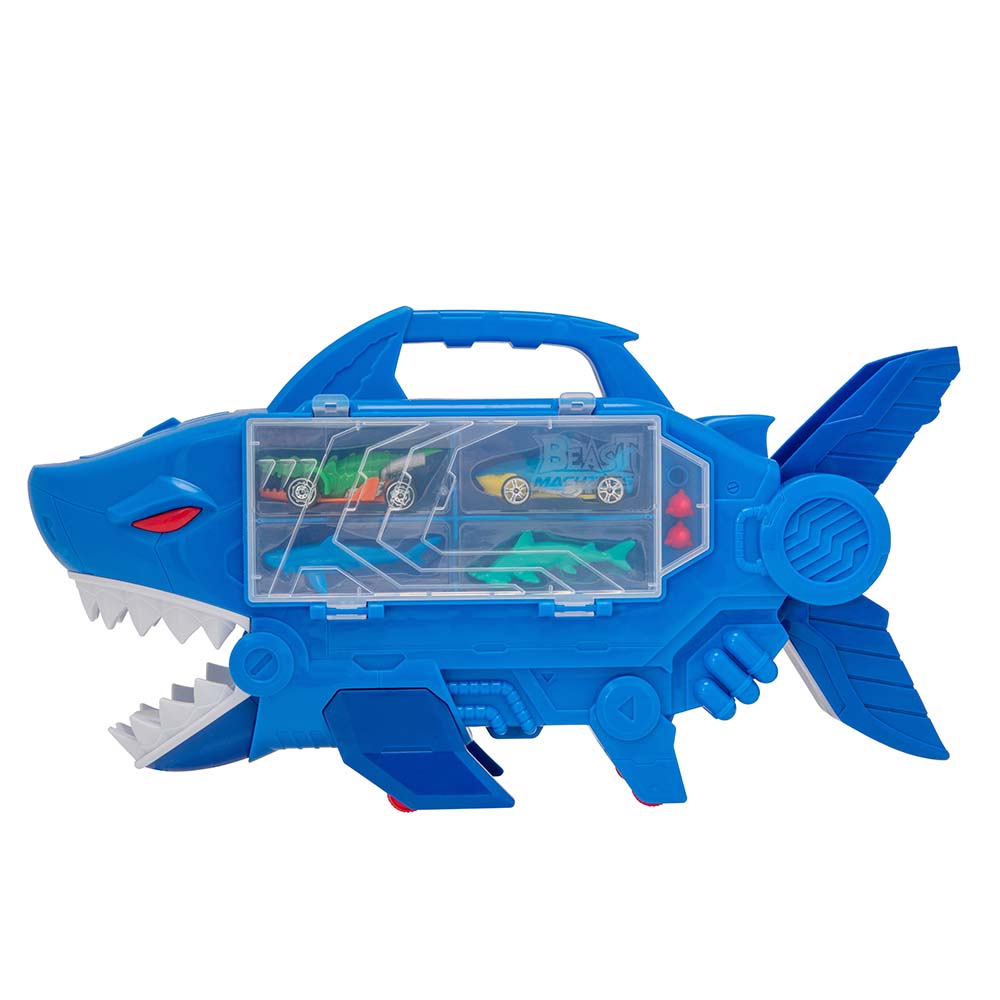 تيمستيرز - مدمر القرش مع سيارتين وقرشين - أزرق