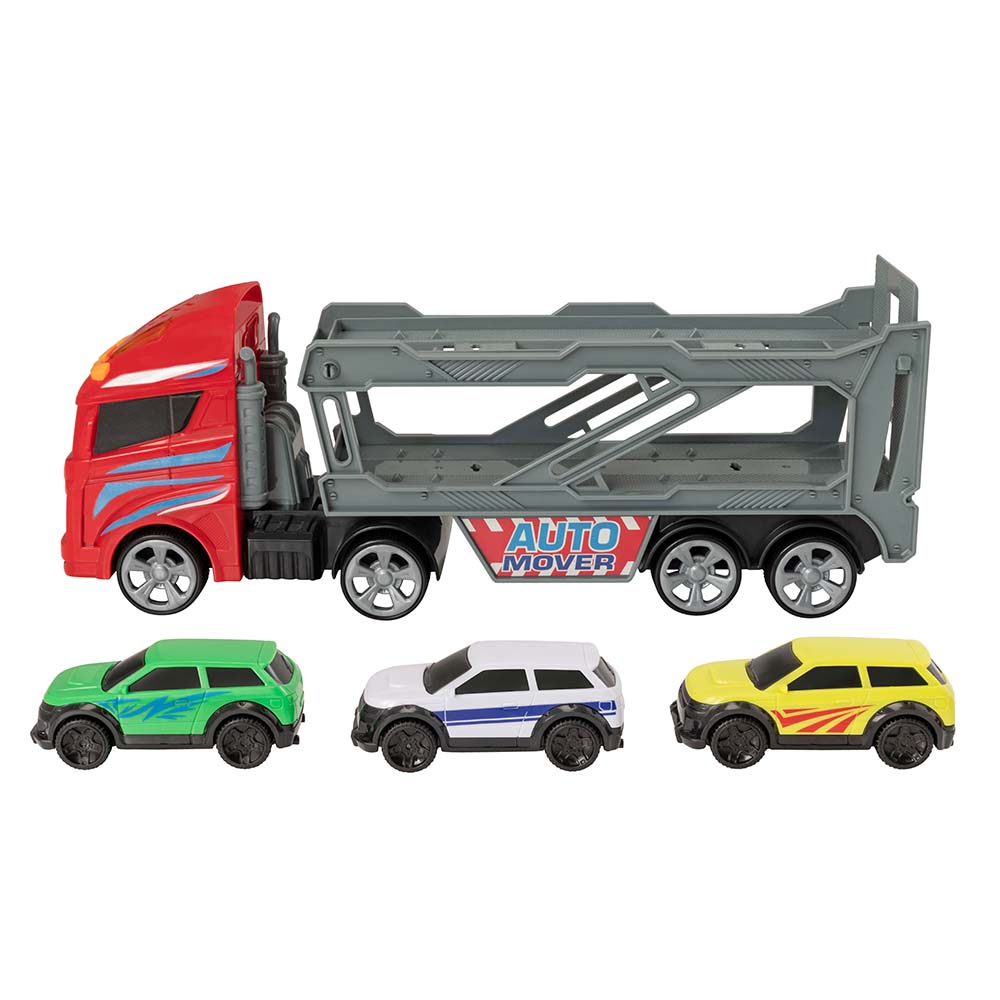 تيمستيرز - ناقلة بأضواء وأصوات مع 3 سيارات