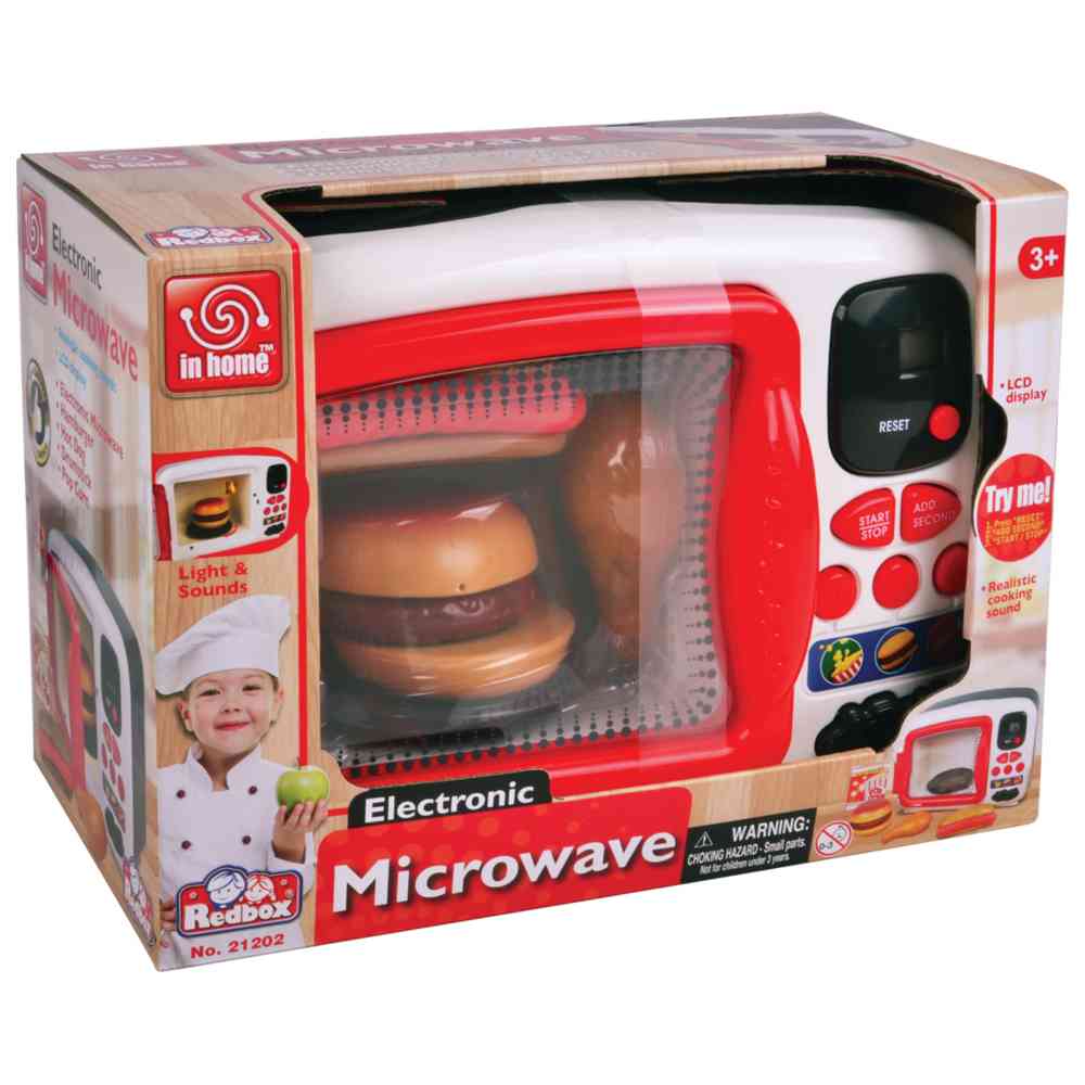 Red Box - Electronic Microwave Playset - 5 Pcs