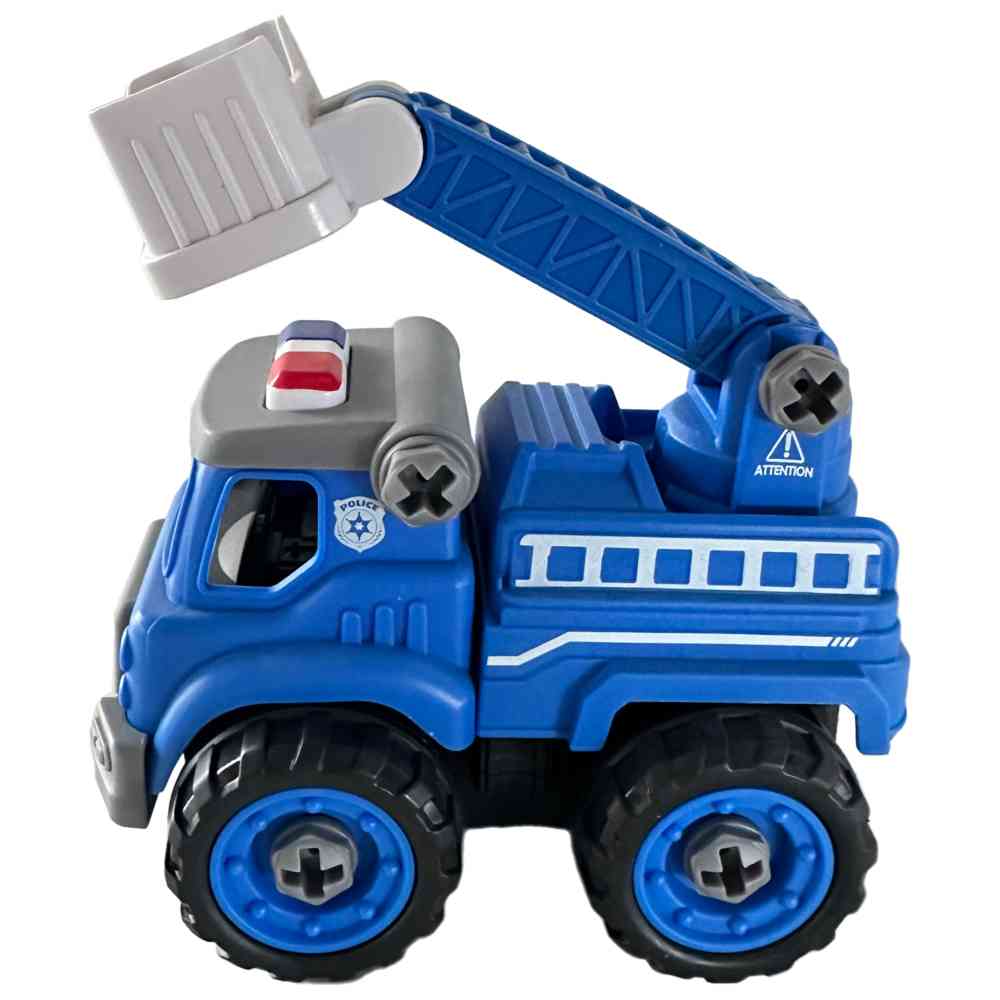 Limei International - Assembly Educational Mini Police Rescue Truck - 27 Pcs