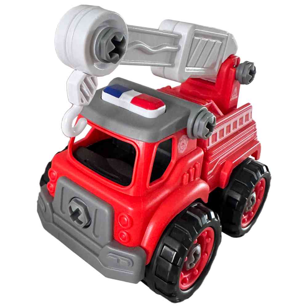 Limei International - Assembly Educational Mini Firemaster Vehicle - 28 Pcs