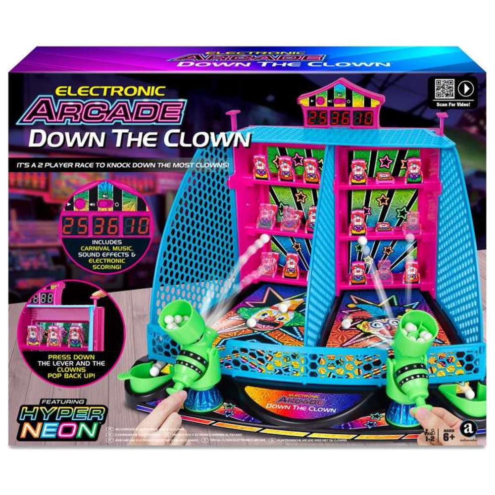 ألعاب أمباسادور - لعبة إلكترونية أركيد أسقط المهرج