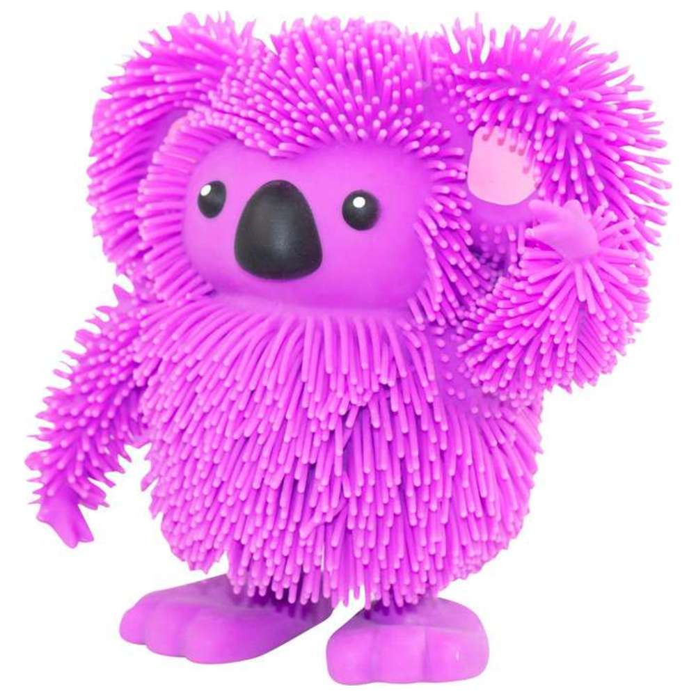 Eolo - Jiggly Pets Rubbery Walking Koala Interactive Toy - Purple