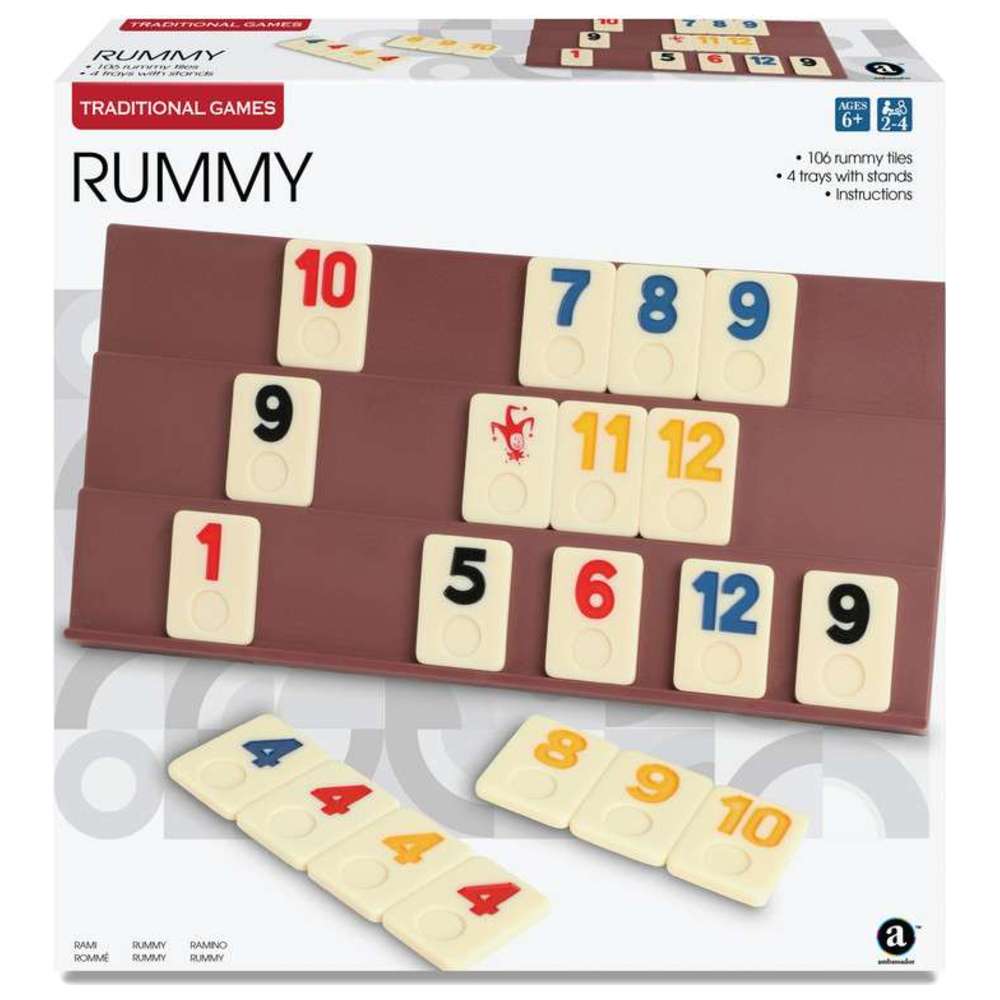 ألعاب أمباسادور - لعبة لوحية الرومي - 110 قطع