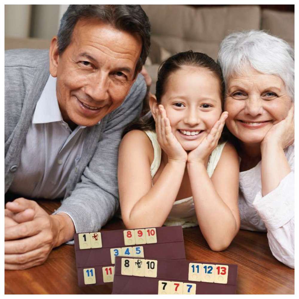 ألعاب أمباسادور - لعبة لوحية الرومي - 110 قطع