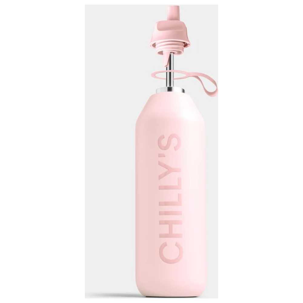 تشيلز - زمزمية ماء ستانلس ستيل فليب سلسلة 2 - وردي باهت - 1000 مل