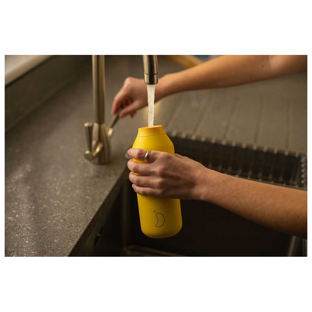 Chillys - B2B Series 2 Stainless Steel Water Bottle - Pollen Yellow - 500 ml