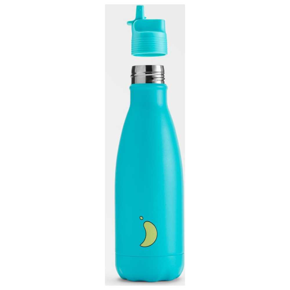 تشيليز - زمزمية ماء ستانلس ستيل أصلية للأطفال - أزرق - 350 مل