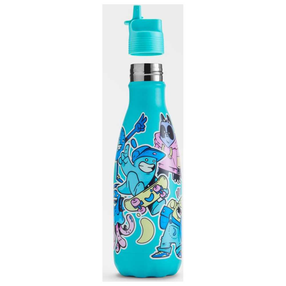 Chillys - Original Kids Stainless Steel Water Bottle - Stickers - 350 ml