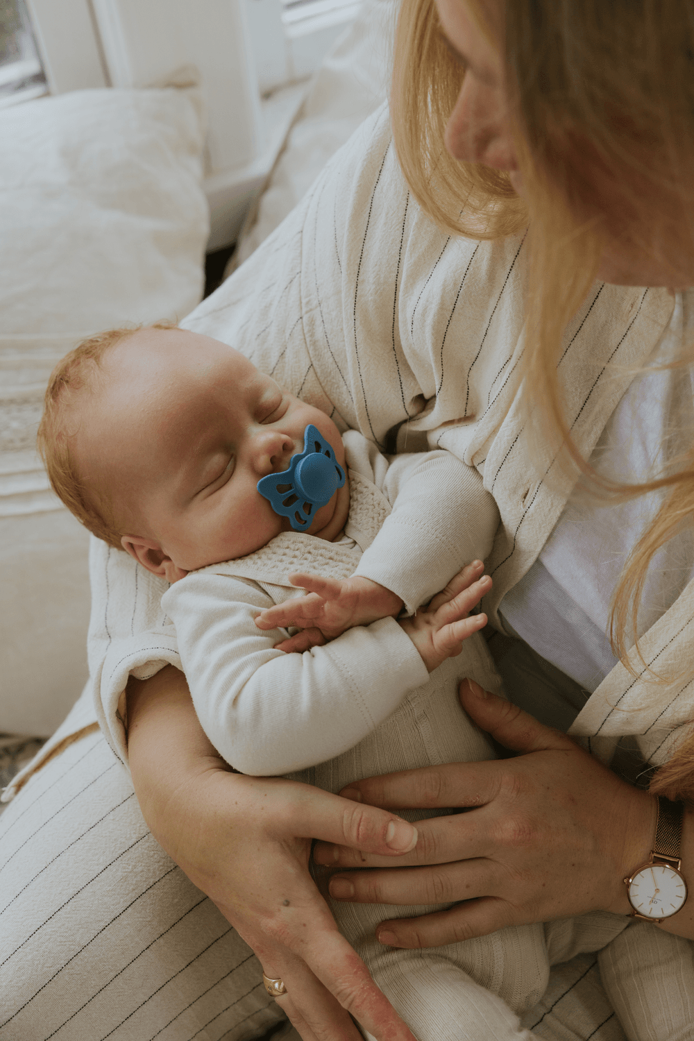 Frigg - Butterfly Anatomical Pacifier 0-6M - S1 - Ocean VieWithSage - 2 Pcs