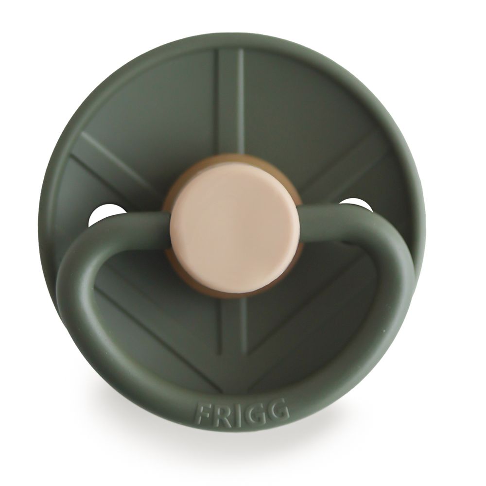 Frigg - Little Viking Latex Baby Pacifier 6-18M - 1pc - Size2 - Ragnar Olive