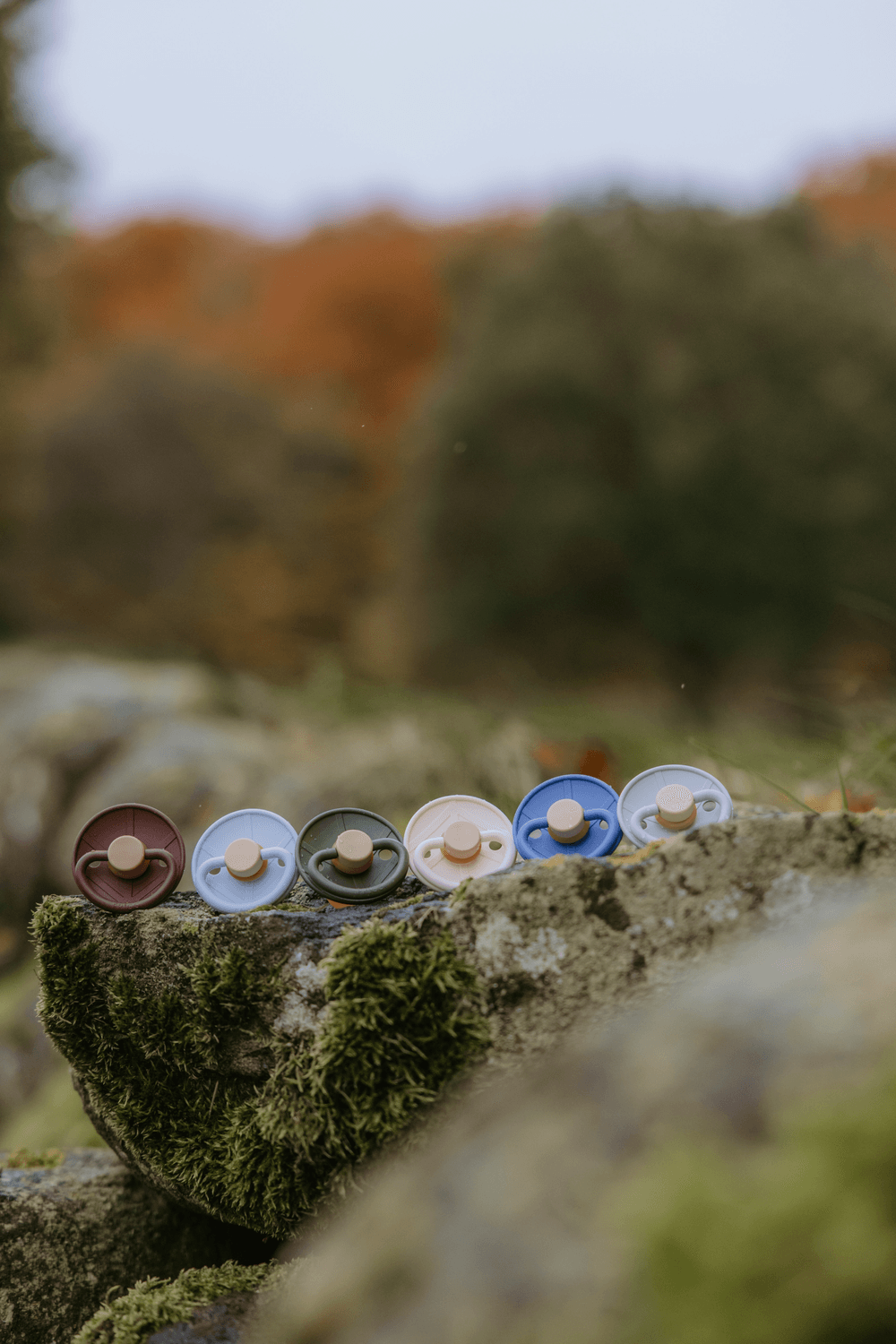 Frigg - Little Viking Silicone Baby Pacifier 0-6M - 2pcs - Size1 - Ocean VieWithPowder Blue