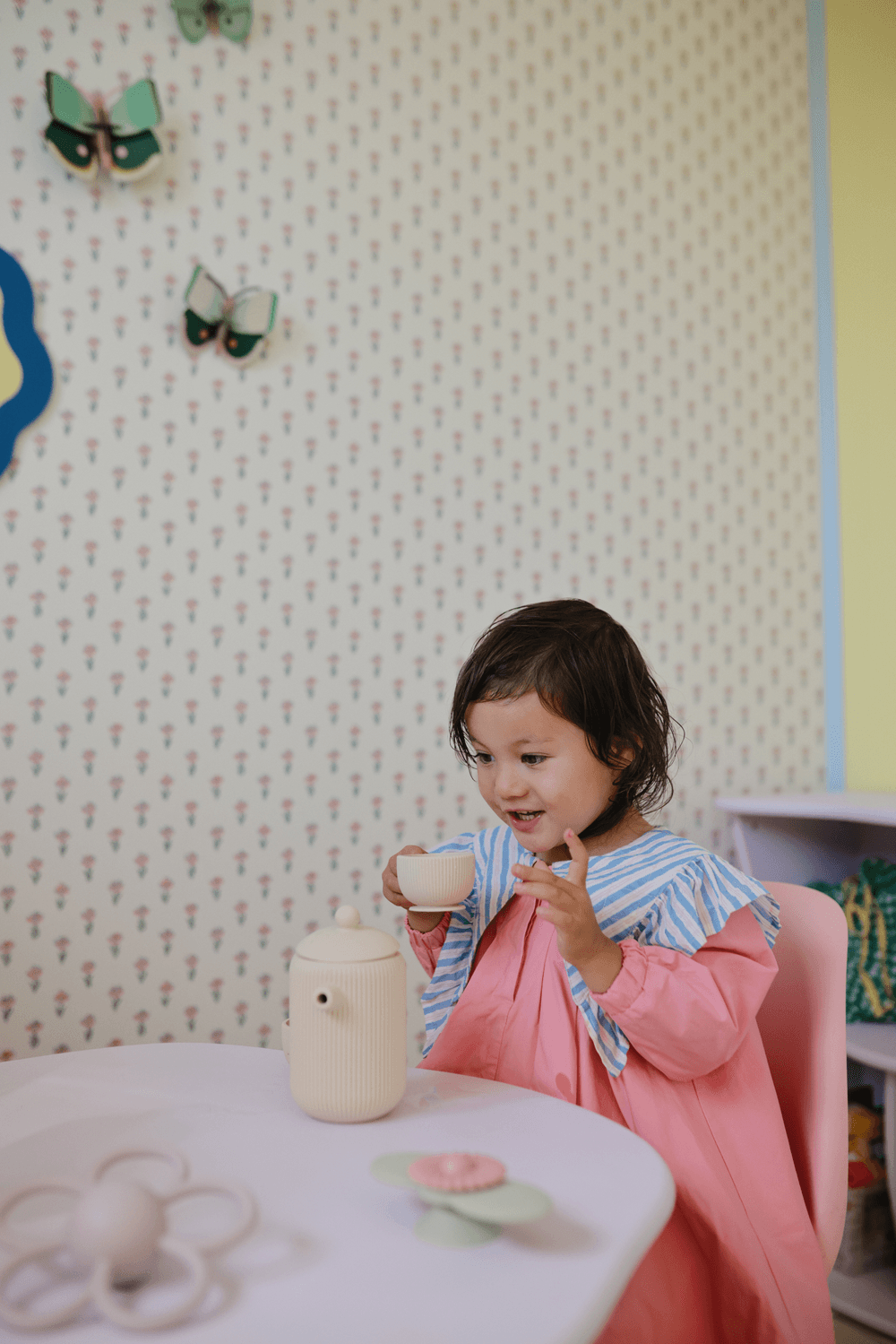 Mushie - Silicone Tea Play Set - Shifting Sand - 4 Pcs