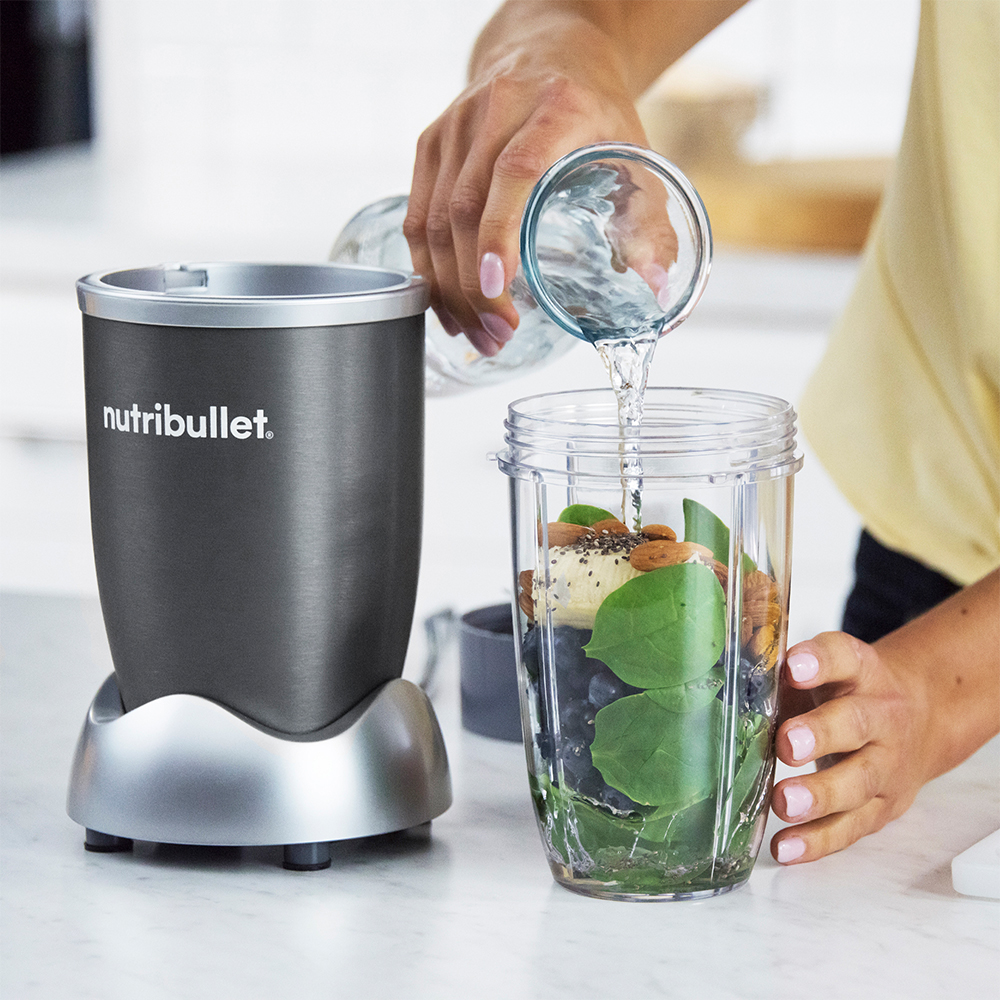 NutriBullet 600 Watts High-speed Bullet Blender - Grey - 9 Pcs