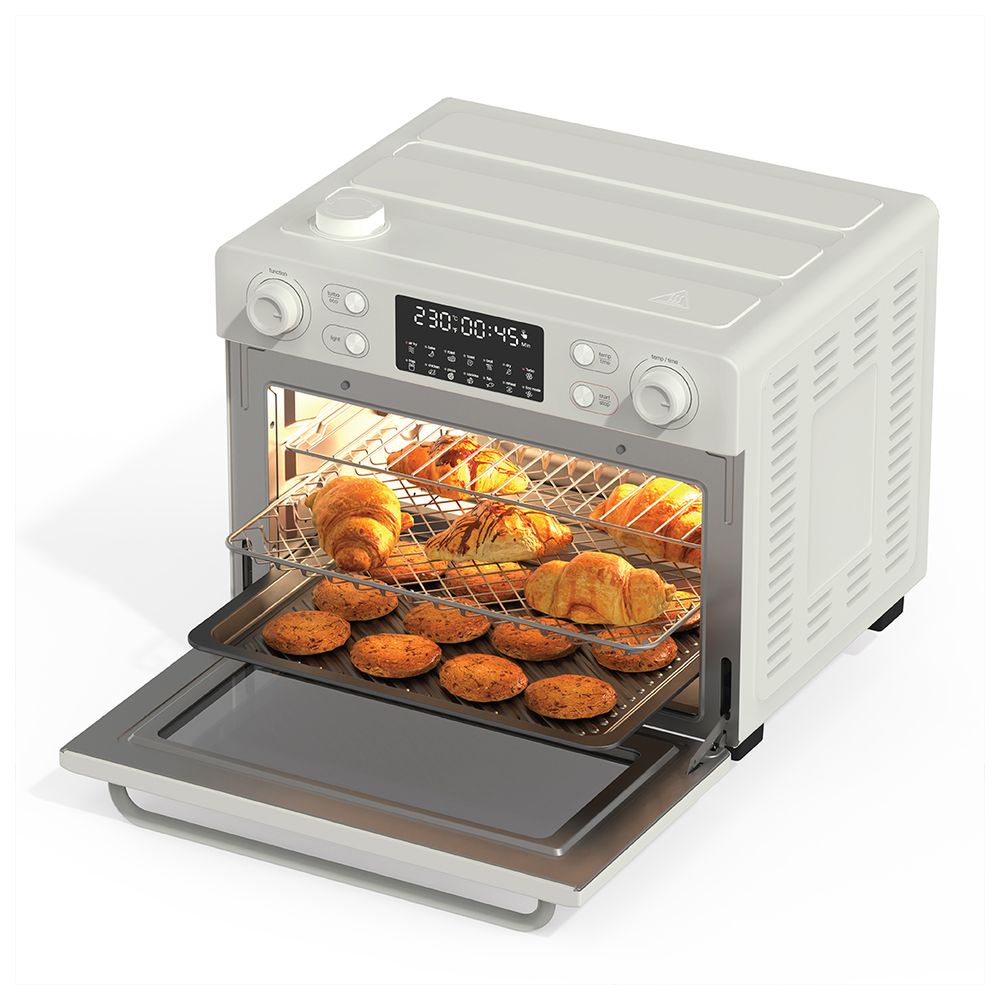 Nutricook - Stainless Steel Air Fryer Plus Toaster Oven - 30 L - 1700 W