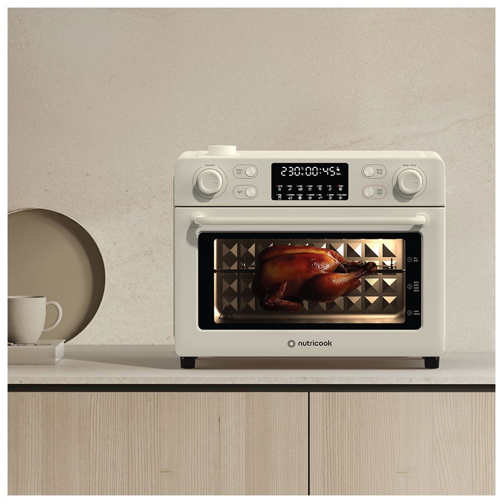 Nutricook - Stainless Steel Air Fryer Plus Toaster Oven - 30 L - 1700 W