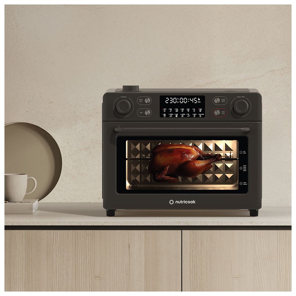 Nutricook - Stainless Steel Air Fryer Plus Toaster Oven - 30 L - 1700 W