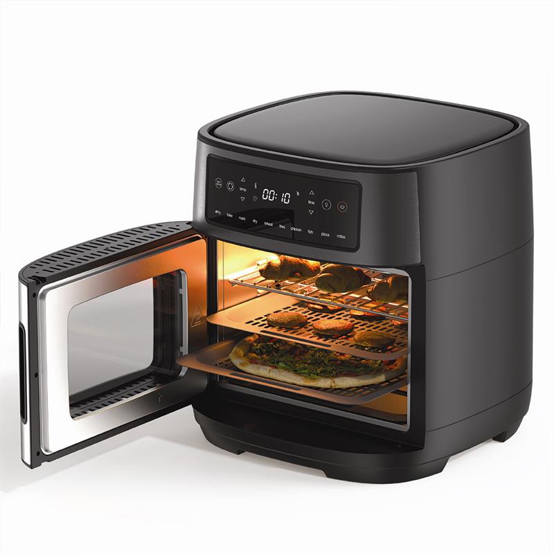 Nutricook Air Fryer Oven With Rotisserie - Black - 12 L - 1900 W