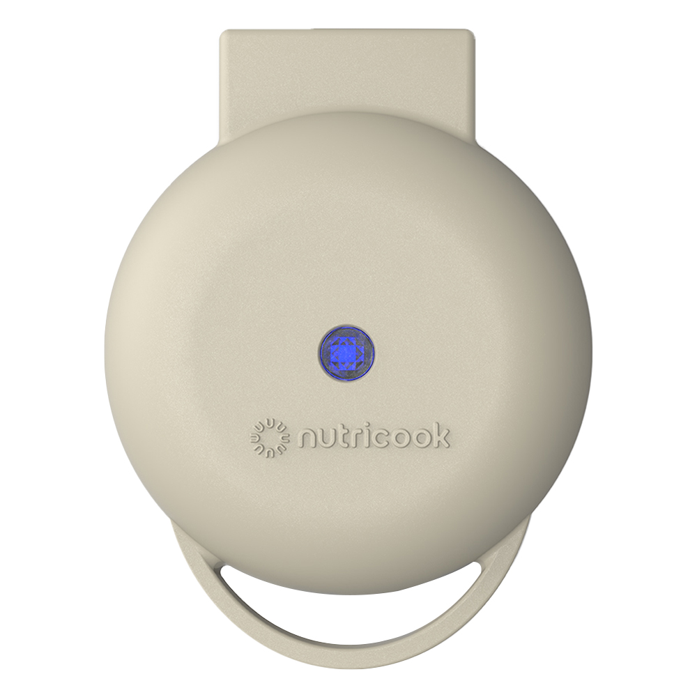 Nutricook - Mini Waffle Maker - Beige