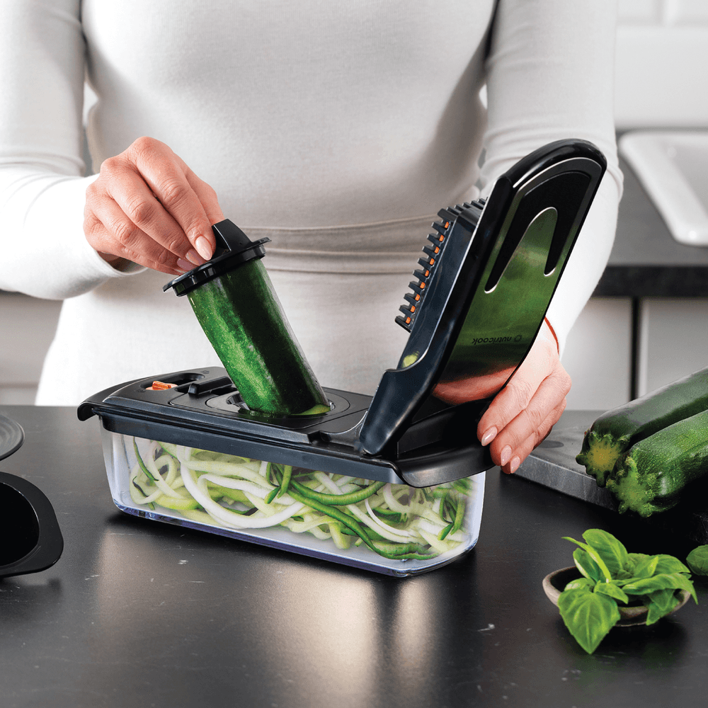 Nutricook - 4-In-1 Vegetable Chopper & Spiralizer