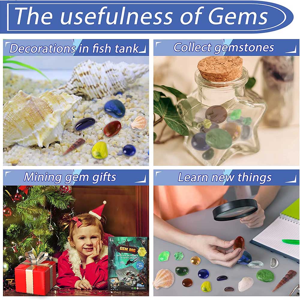 UKR - Gem Dig Gemstones Kit - 17pcs