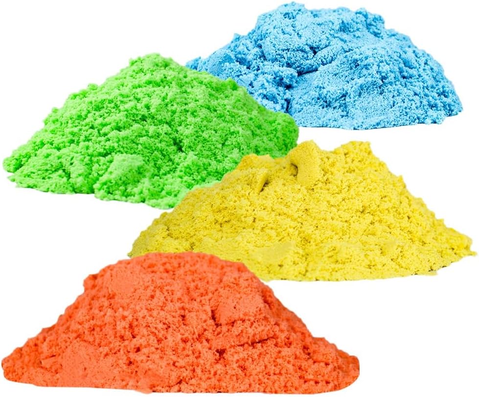 UKR - Magical & Moldable Play Sand  Refill Pack - 4 Colors