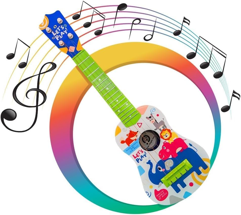 يو كي آر - جيتار للأطفال ليتس بلاي - أخضر 