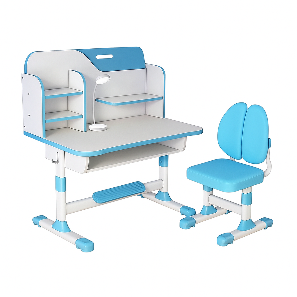 Ukr - Adjustable Kids Study Learning Desk & Chair Set