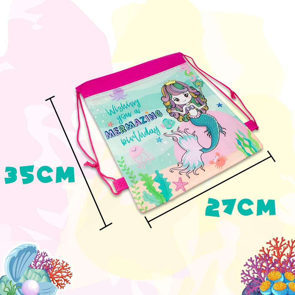 يو كي آر - شنطة ظهر برباط شد - 20 قطعة - حورية البحر